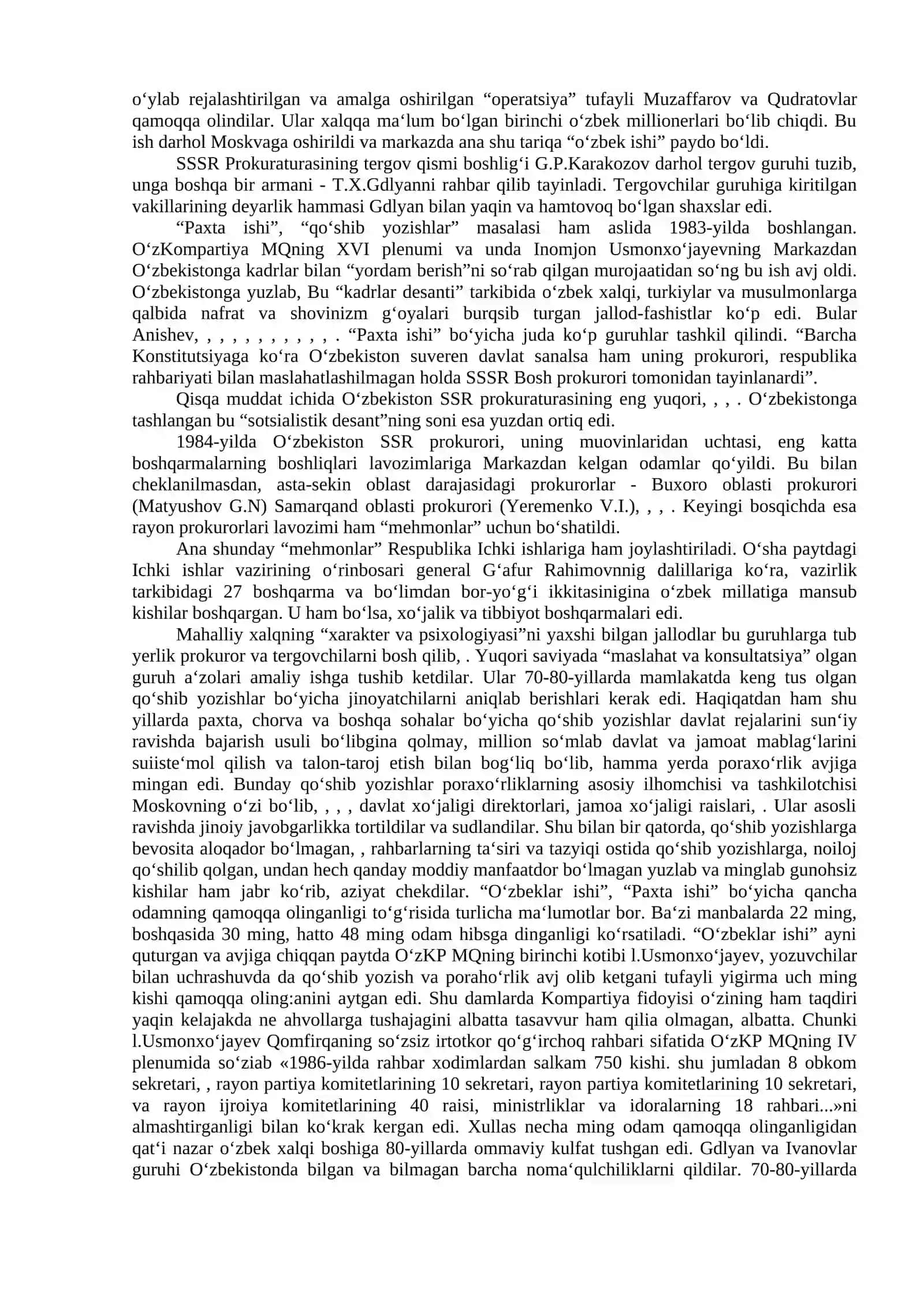 MUSTAQILLIKKA ERISHISH ARAFASIDA OʻZBEKISTONDAGI IJTIMOIY-SIYOSIY JARAYONLAR 3