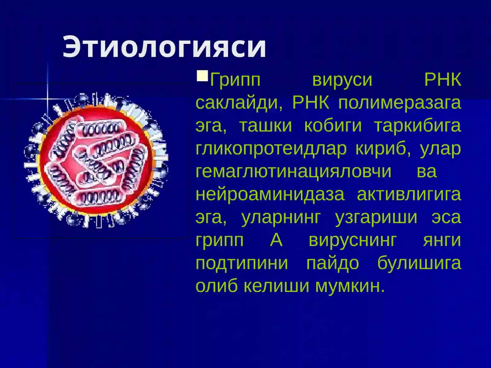 Гриппвабошқаўткирреспираторвирусликасалликлар 3