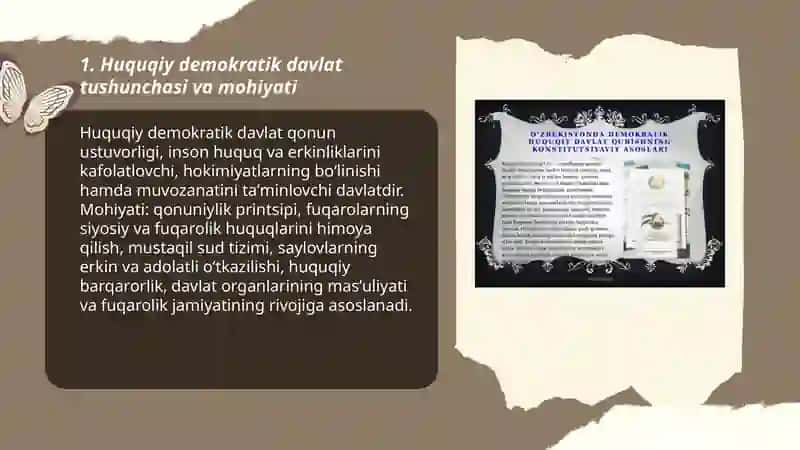 HUQUQIY DEMOKRATIK DAVLAT VA FUQAROLIK JAMIYATI ASOSLARINING BARPO ETILISHI 3