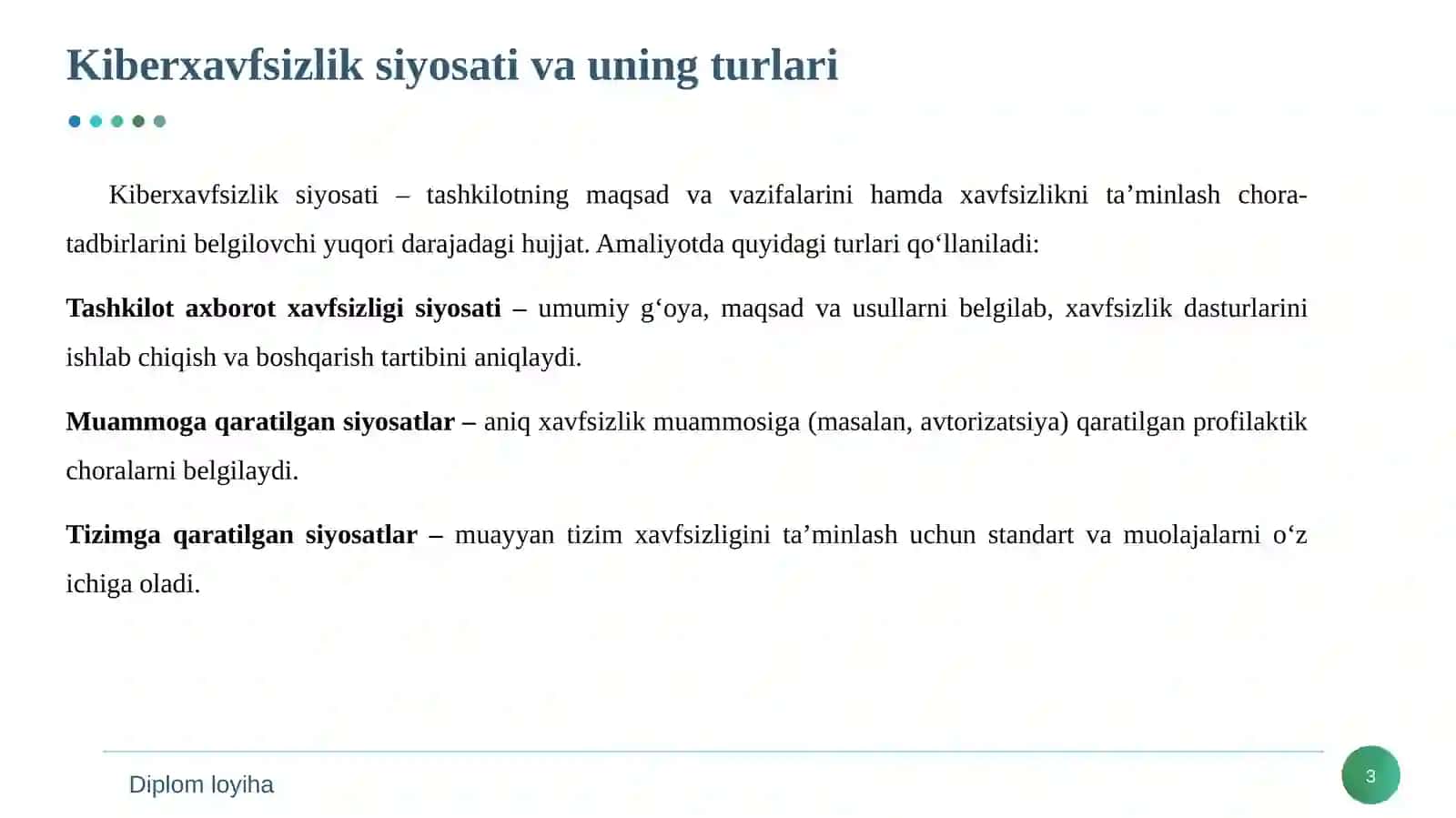 Tashkilot lokal tarmog‘ida internetdan maqbul foydalanish siyosatini ishlab chiqish 3