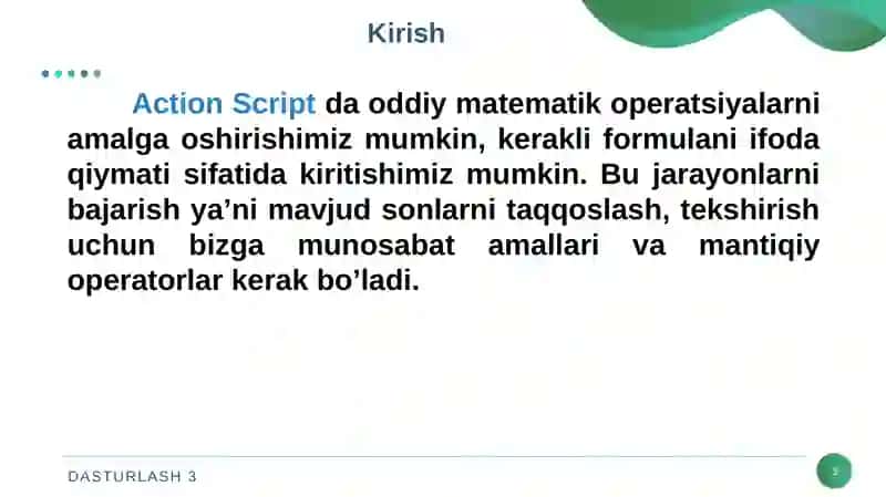 Munosabat va tarmoqlanish operatorlari. If va switch-case operatorlari 3