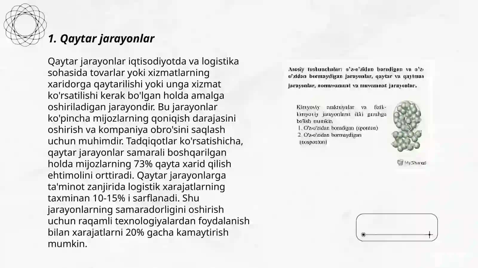 Qaytar va qaytmas jarayonlar 3