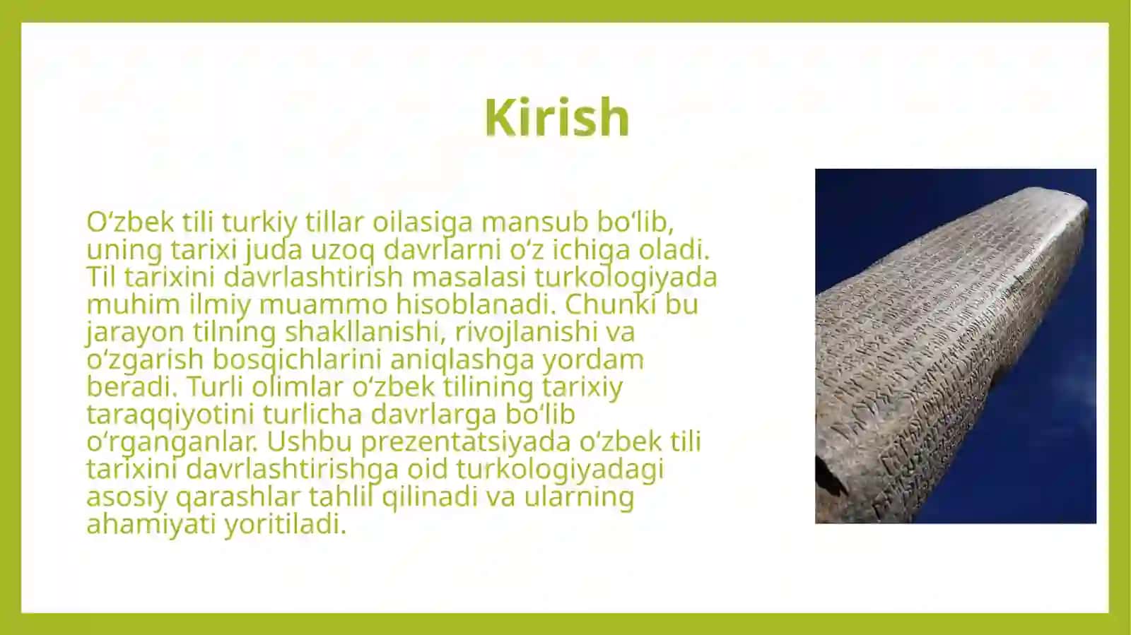 Oʻzbek tili tarixini davrlashtirishga oid turkologiyadagi qarashlari 3