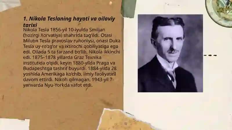 Nikola Tesla hayoti va ilmiy faoliyati 3