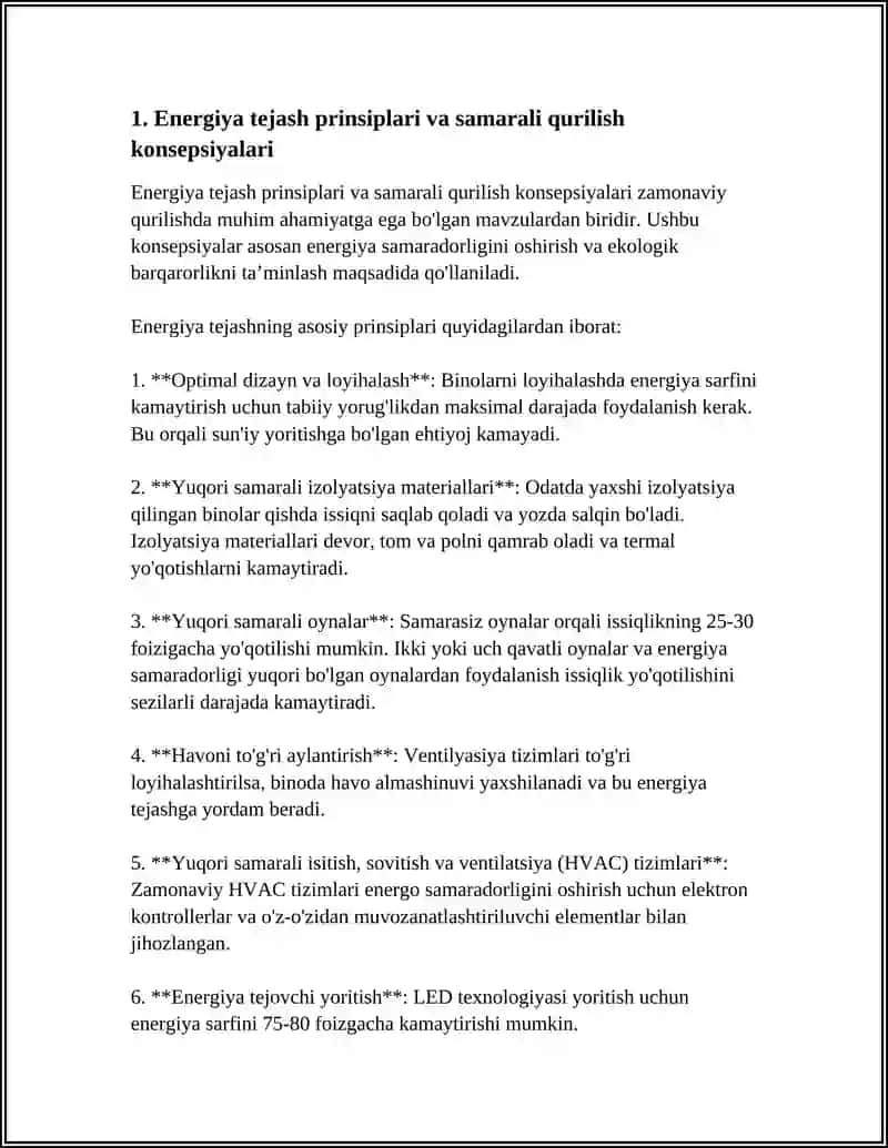 ENERGIYA TEJAMKOR QURILISH SHAKLINI TANLASH 3