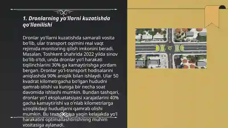Yo'llarni ekspluatatsiya qilishda dronlardan foydalanish 3