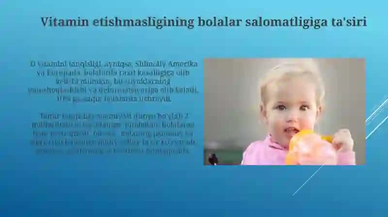 Vitamin еtishmasligining bolalar salomatligiga ta'siri 3