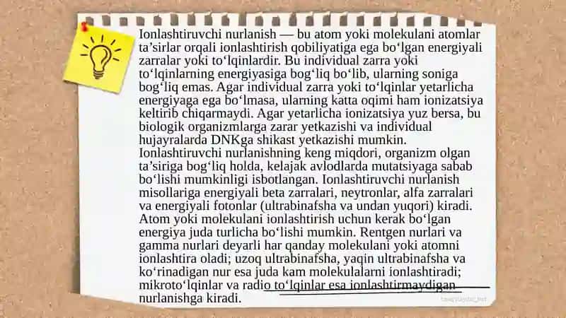 Ionlashtiruvchi nurlanishning ochiq va yopiq manbalari bilan ishlash 3