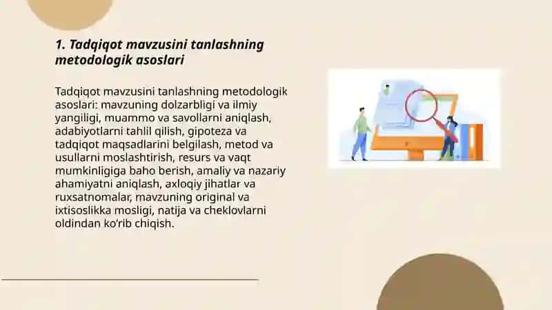 Tadqiqot mavzusini tanlashning metodologik asoslari 3