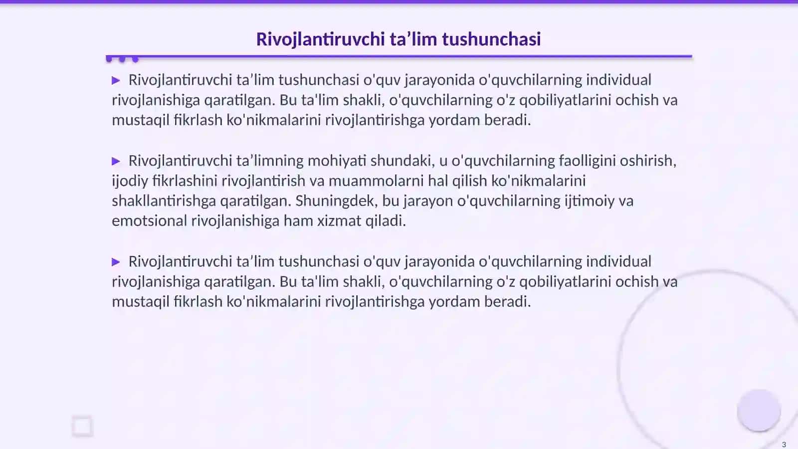 Rivojlantiruvchi taʼlim tushunchasi 3