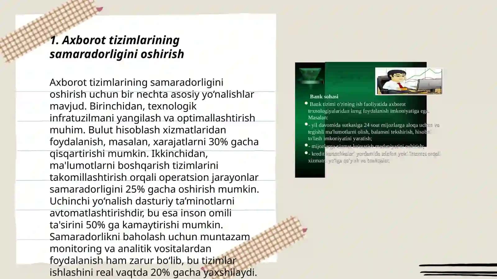Axborot tizimining samarali tuzilishini izlash 3