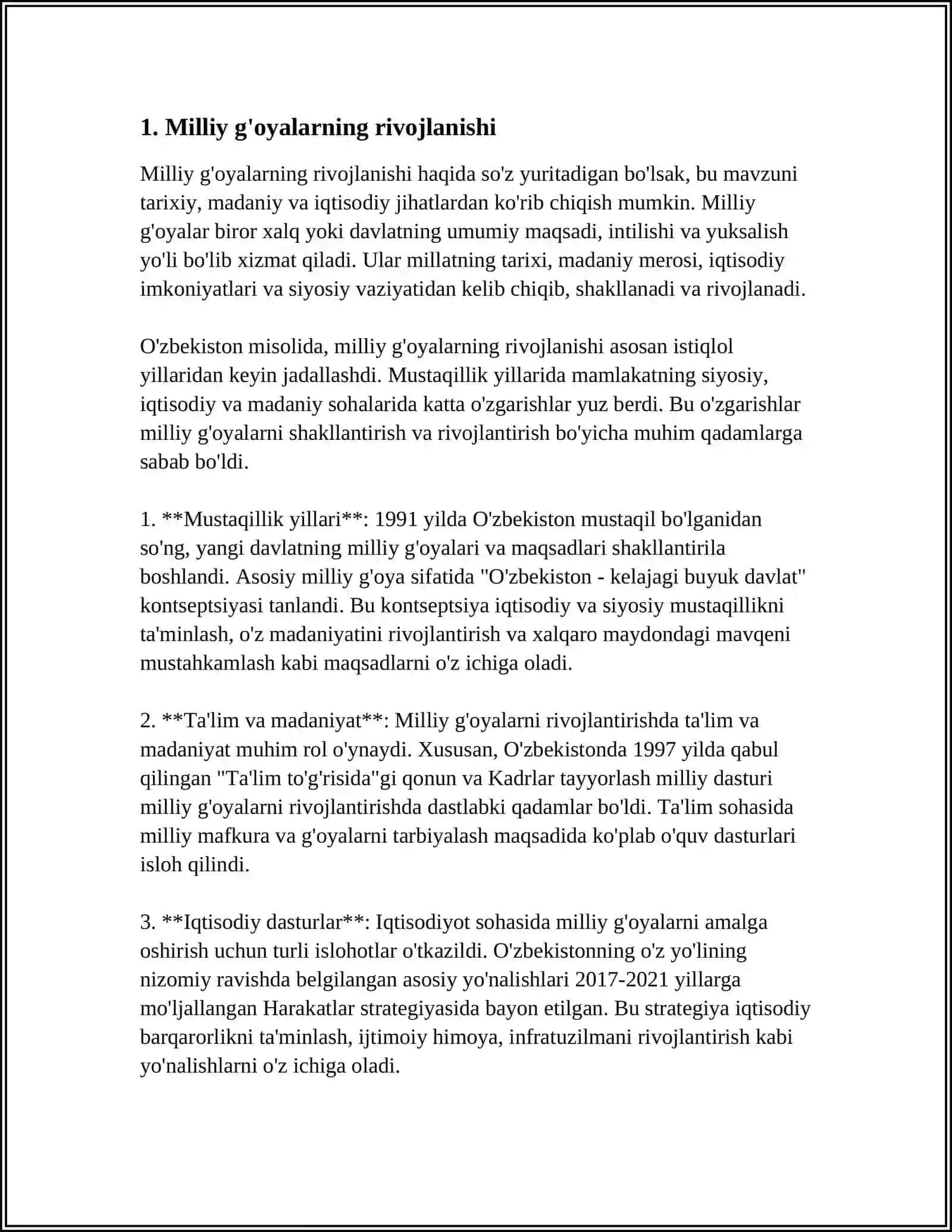 YANGI O’ZBEKITONDA AMALGA OSHIRILAYOTGAN MA’NAVIY O’ZGARISHLAR 3