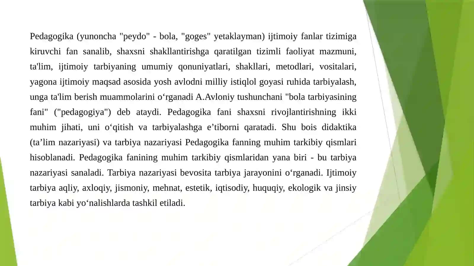 Pedagogika fani predmeti va ilmiy-tadqiqot metodlari 3