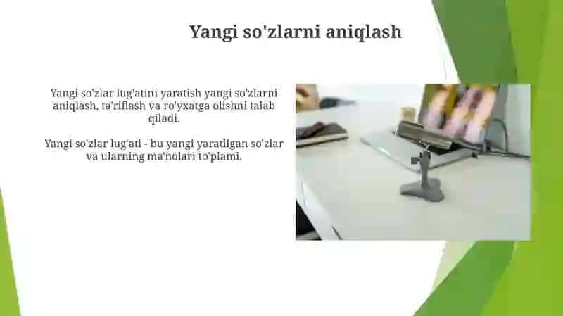 Nealogizmlar bazasini yaratish 3