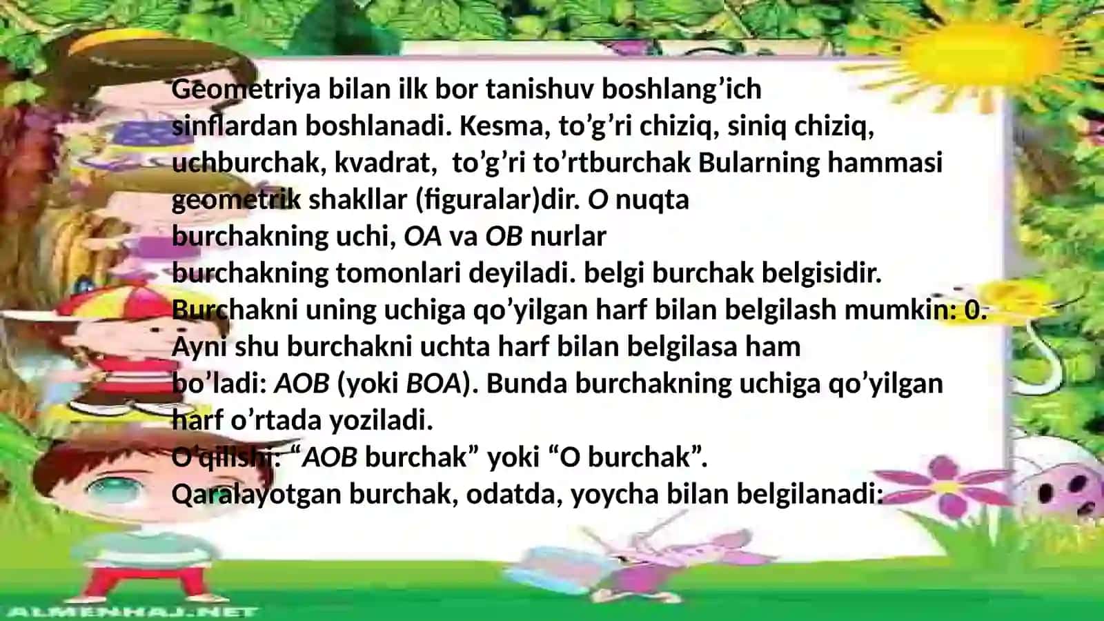 Burchak Graduslari va O'qitish Metodikasi 3