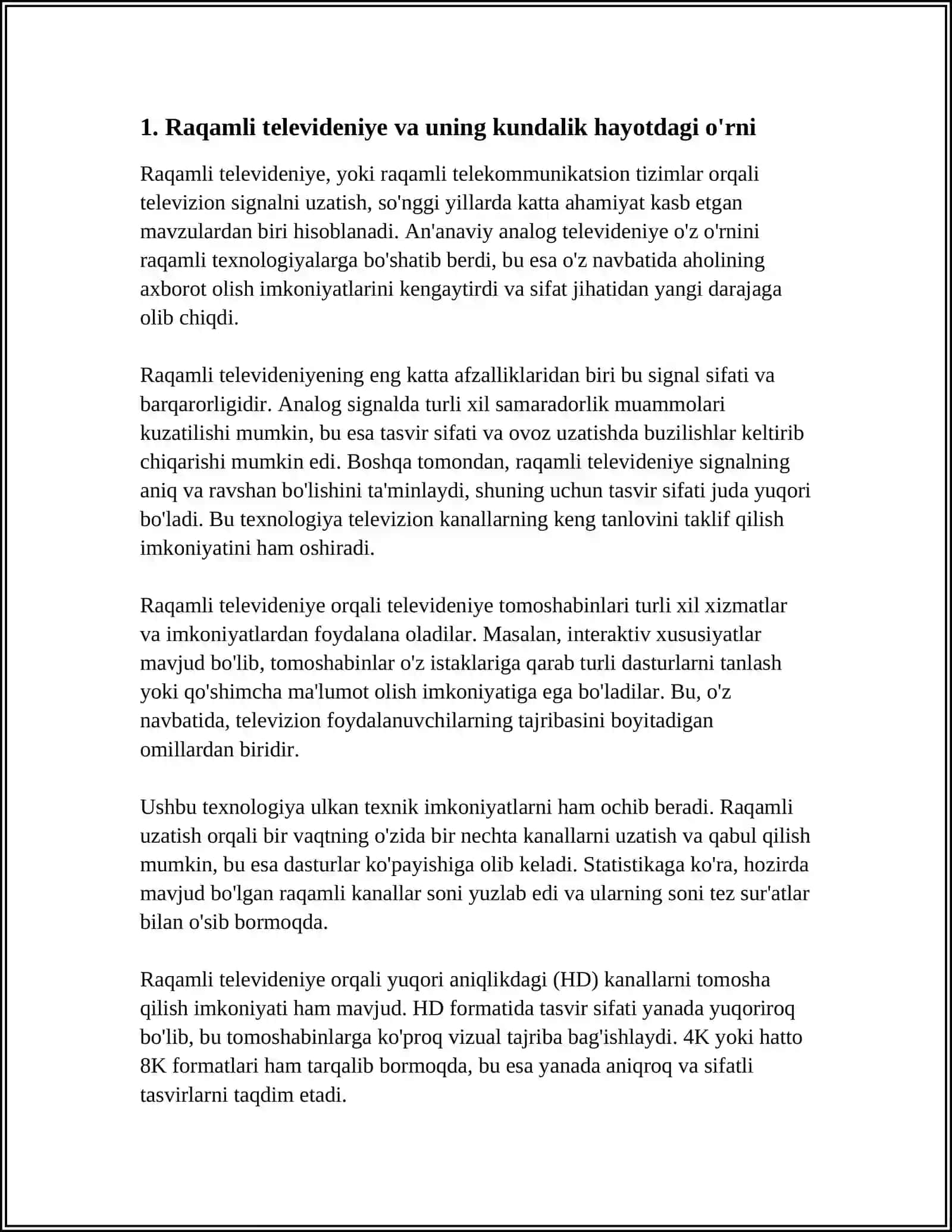 MEDYA TEXNALOGYALAR KUNDALIK HAYOTDA 3