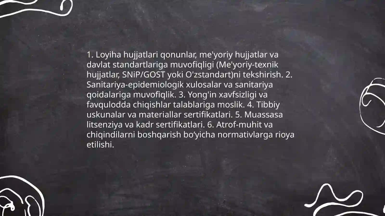 Ixtisoslashtirilgan davolash-profilaktika muassasalarining loyiha materiallari bo‘yicha baholash 3