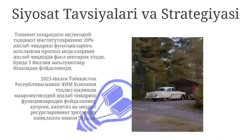 Respublika Iqtisodiy O'sishini Modellashtirish uchun Empirik Model va Ma'lumotlar 3
