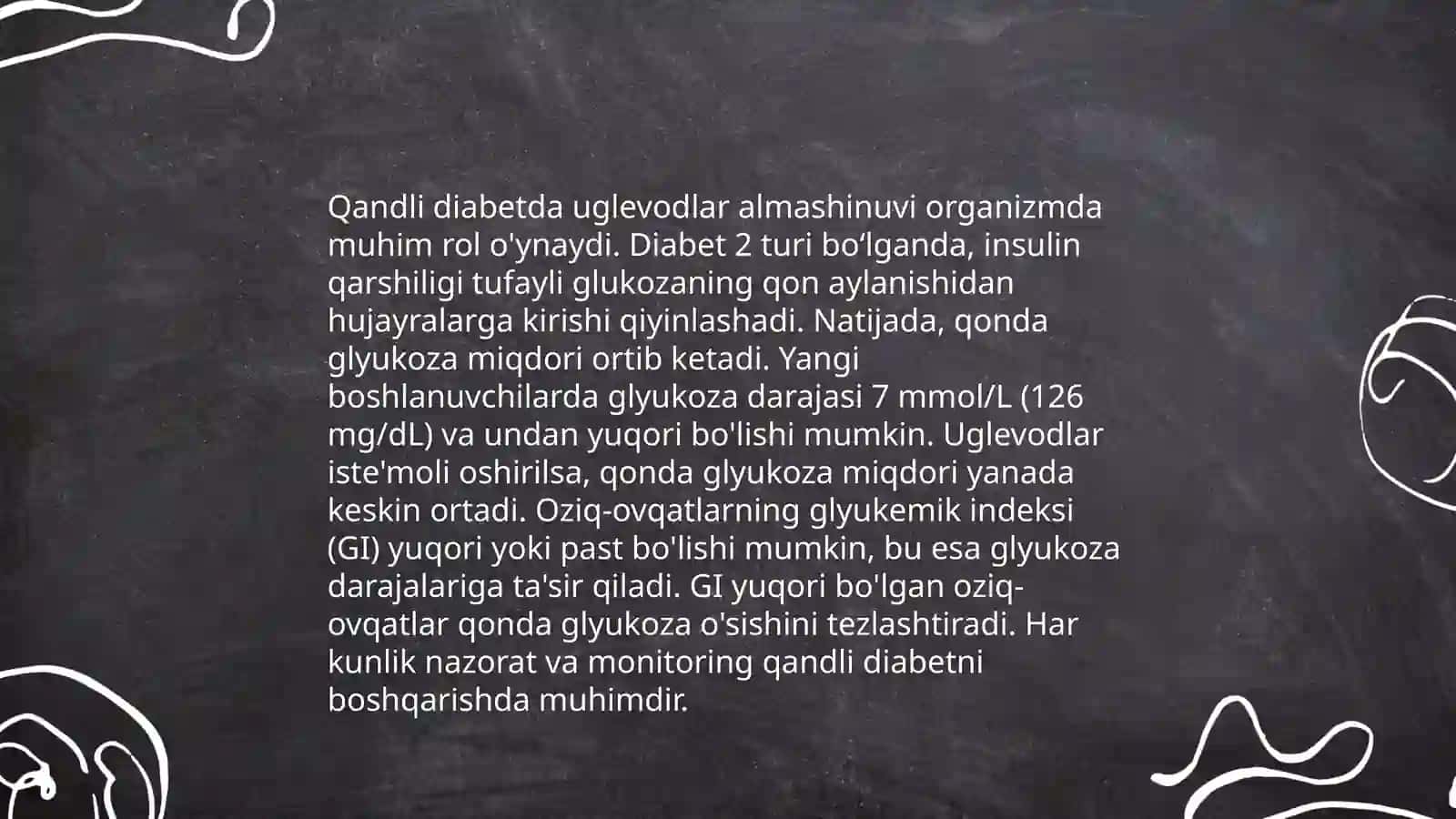 Qandli diabet va ochlikda karbonsuvlar,yoĝlar,oqsillar almashinuvining buzilishi 3