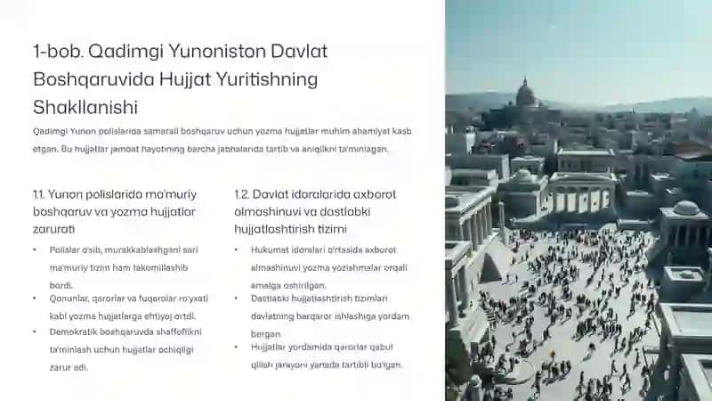 Qadimgi Yunonistonda Hujjat Yuritish San'ati 3