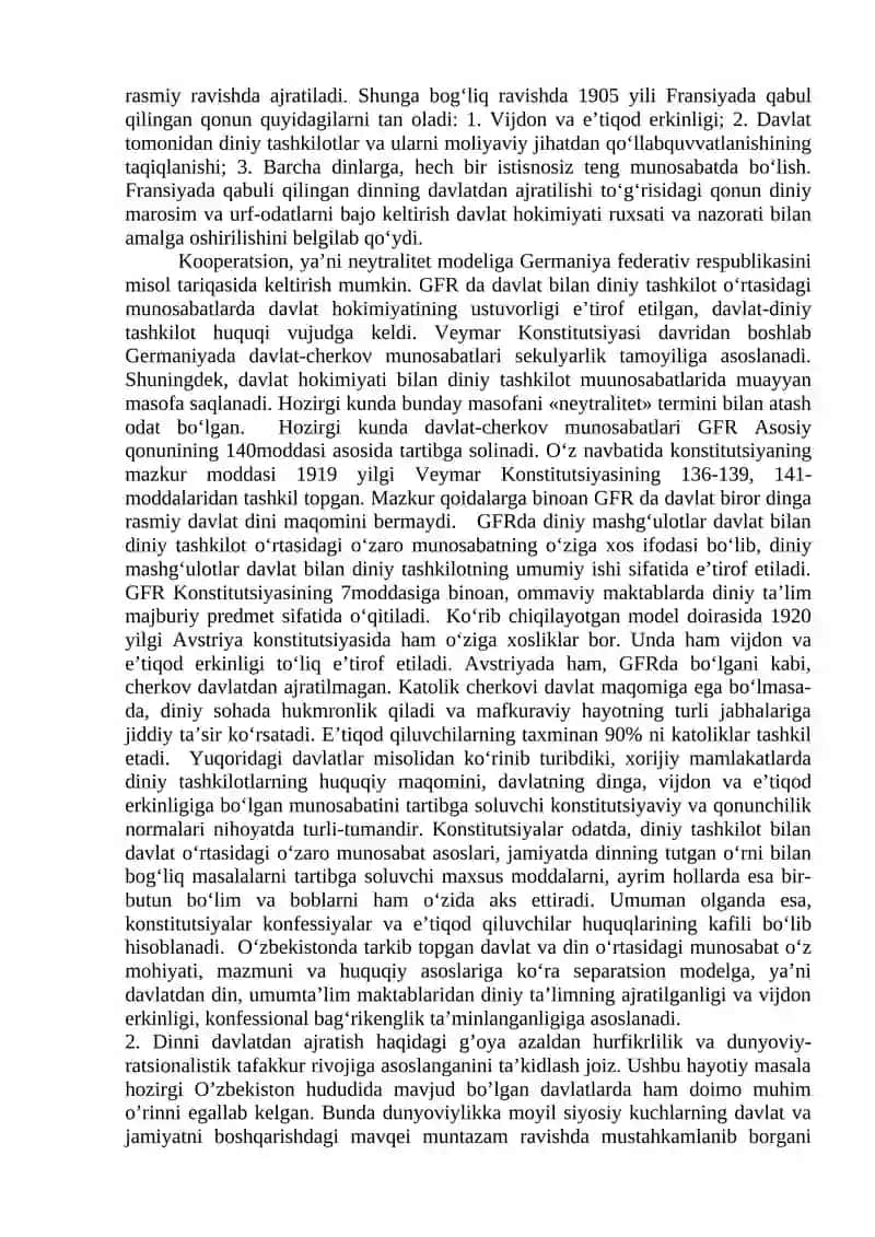 O‘zbekistonda faoliyat yurituvchi diniy tashkilotlar 3