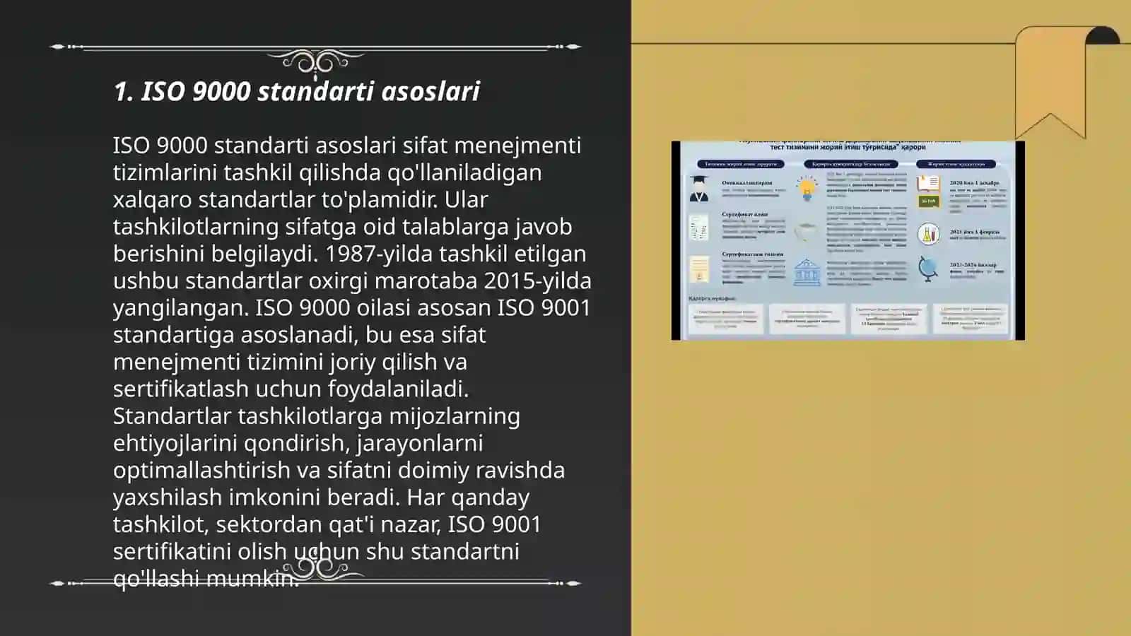 ISO 9000 1-seriyasidagi Xalqaro standartlarga asoslangan SMT ni joriy etish asoslari 3