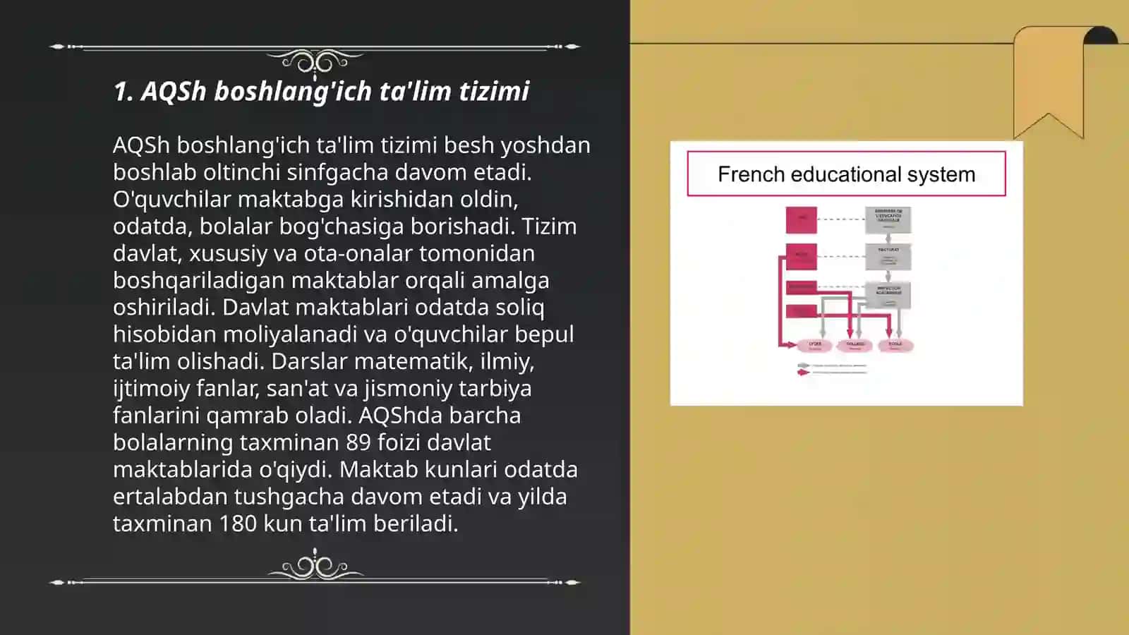 AQSh boshlang'ich ta'lim tizimi 3