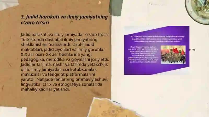 Turkistonda dastlabki ilmiy jamiyatning shakillanishi 3