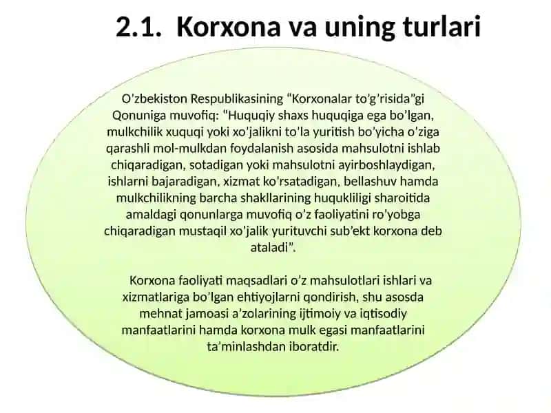 Korxonani tashkiliy tuzilmasi va boshqaruv tizimi 3
