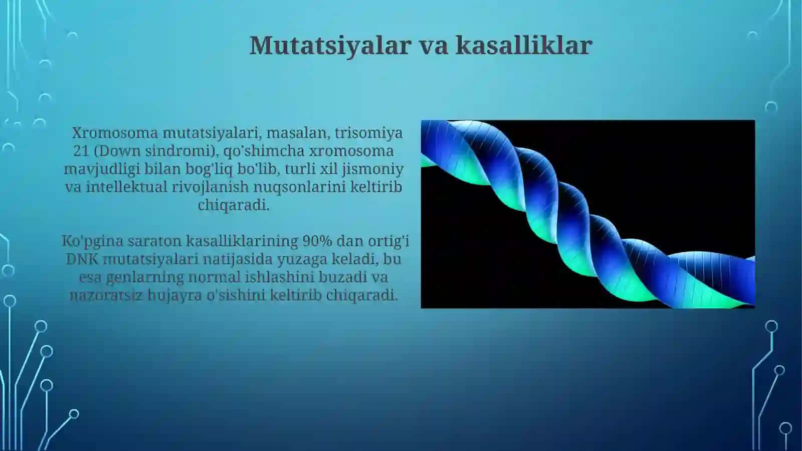 Mutatsiyalar va kasalliklar 3
