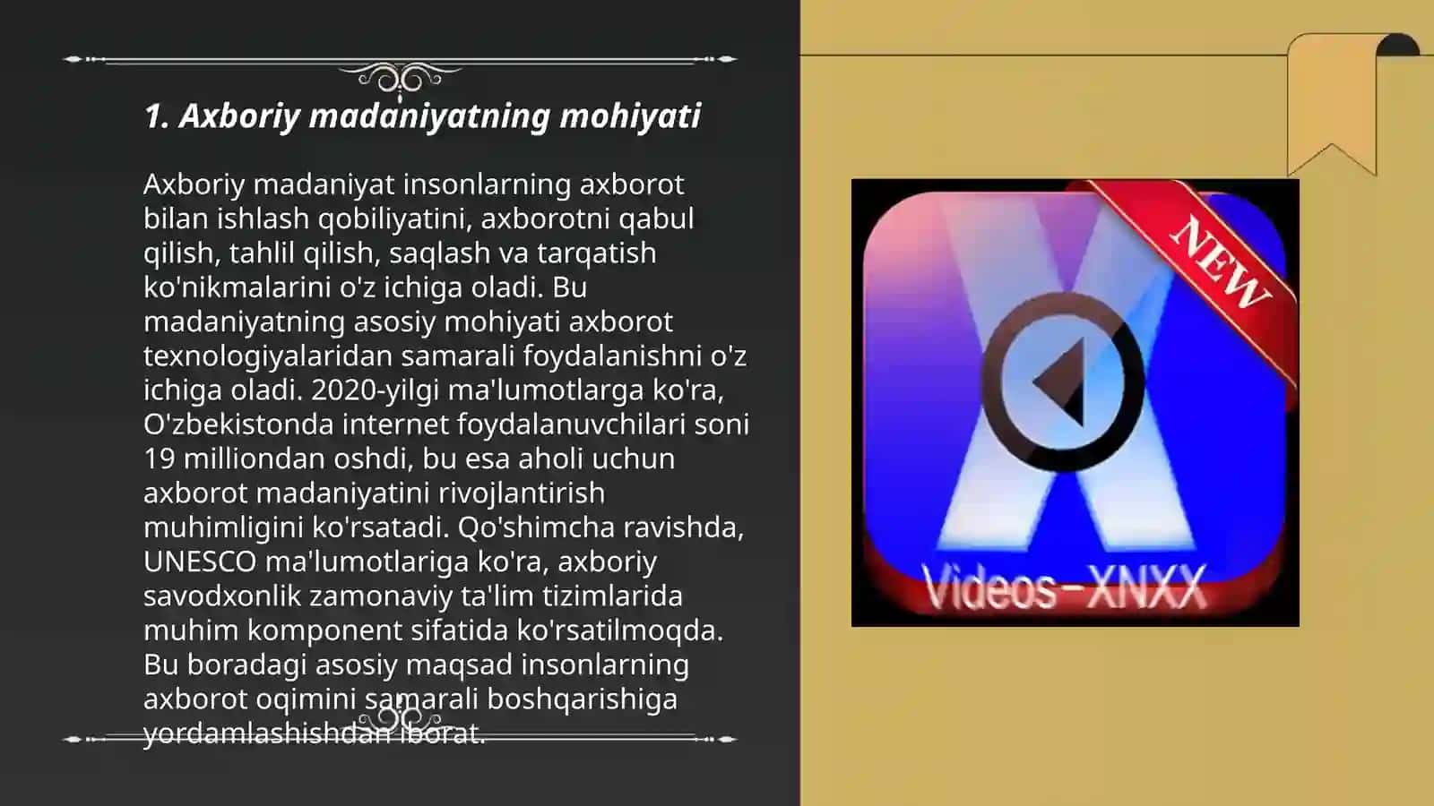 Axboriy madaniyatning mohiyati 3