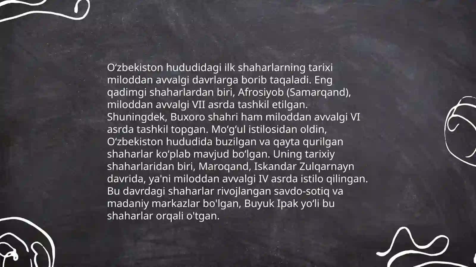 O'zbekiston hududidagi ilk shaharlar 3