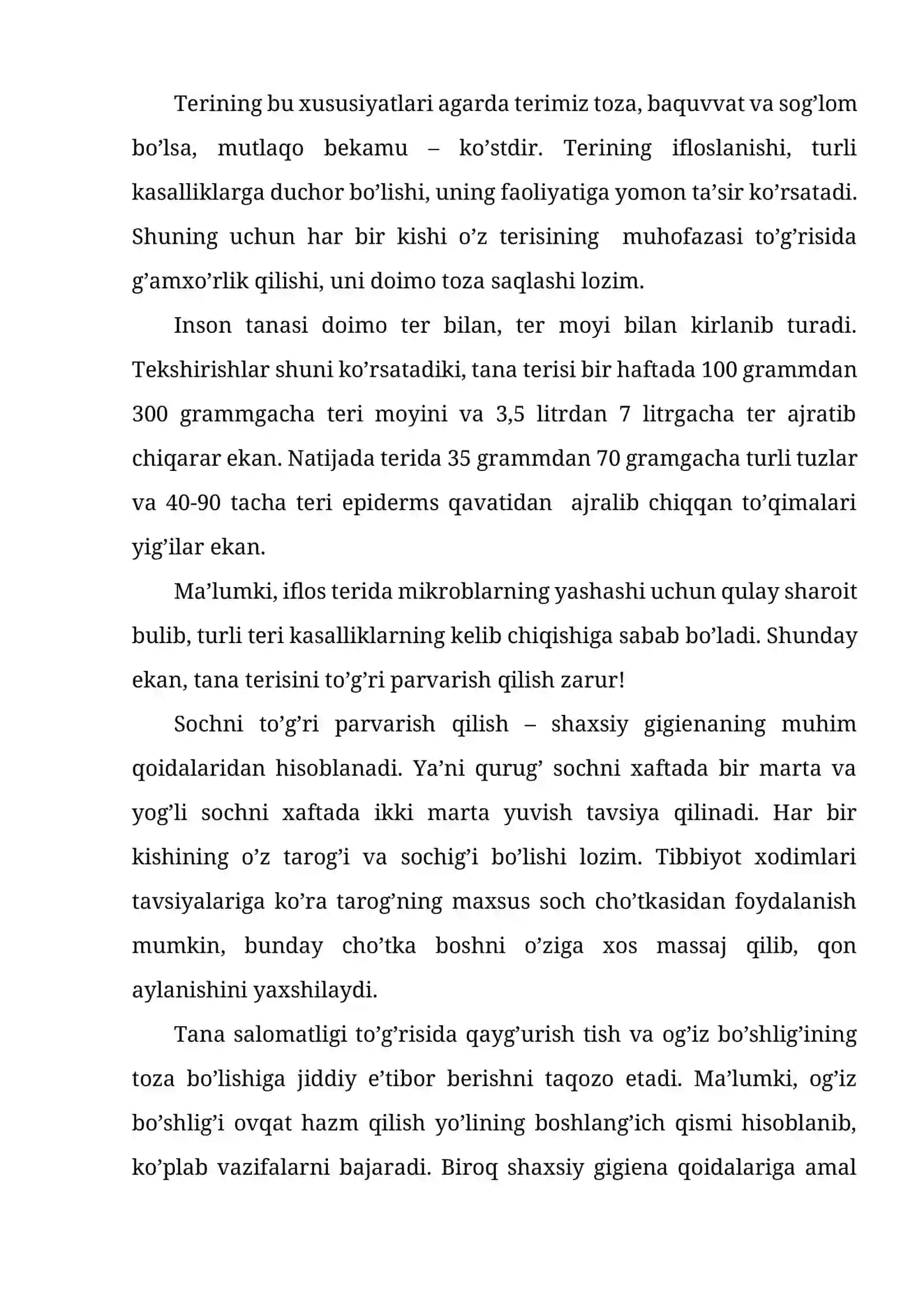Sog’lom turmush tarzini qaror toptirishda shaxsiy gigienaning ahamiyati 3