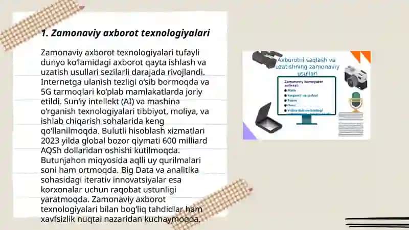 Zamonaviy axborot texnologiyalari 3
