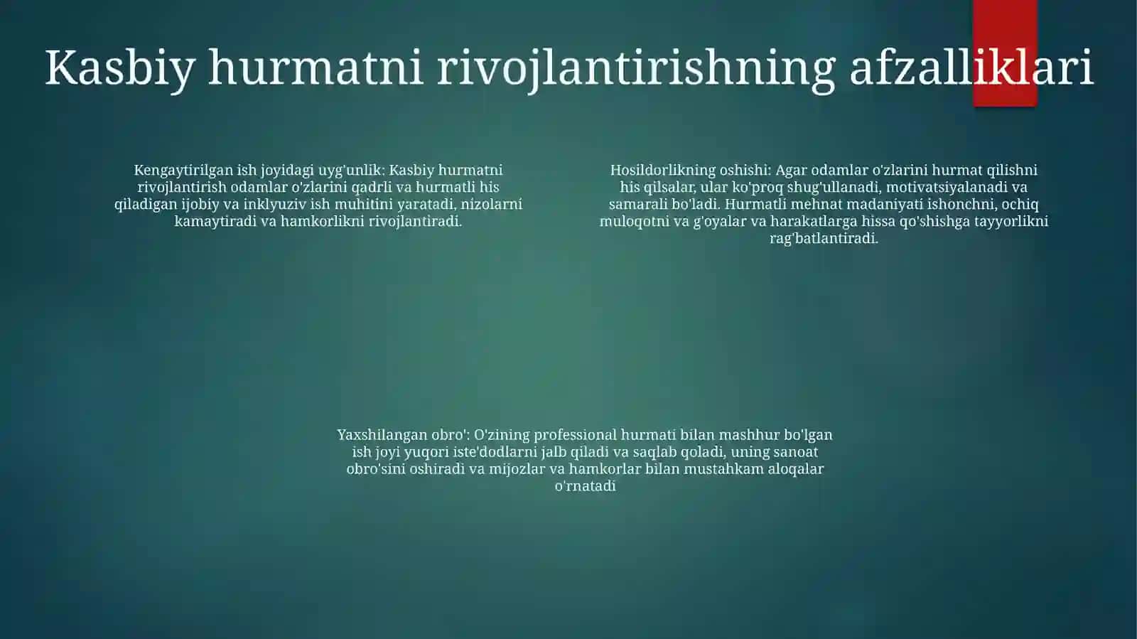 Kasb Hurmat - Yuksak Fazilat 3