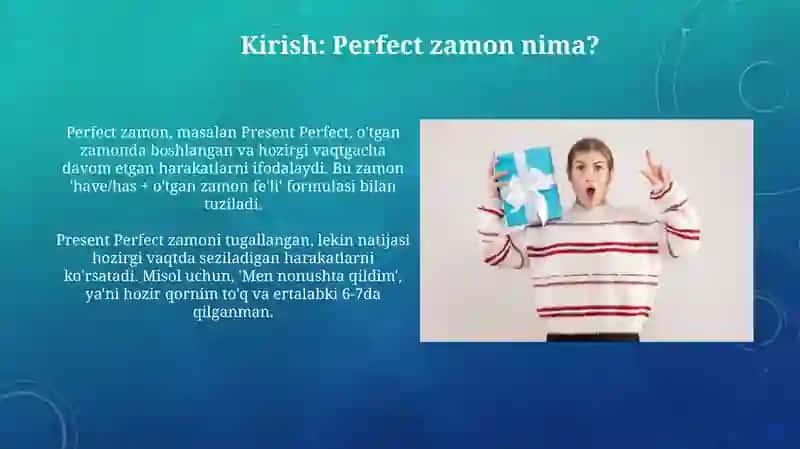 Present Perfect Tense 3