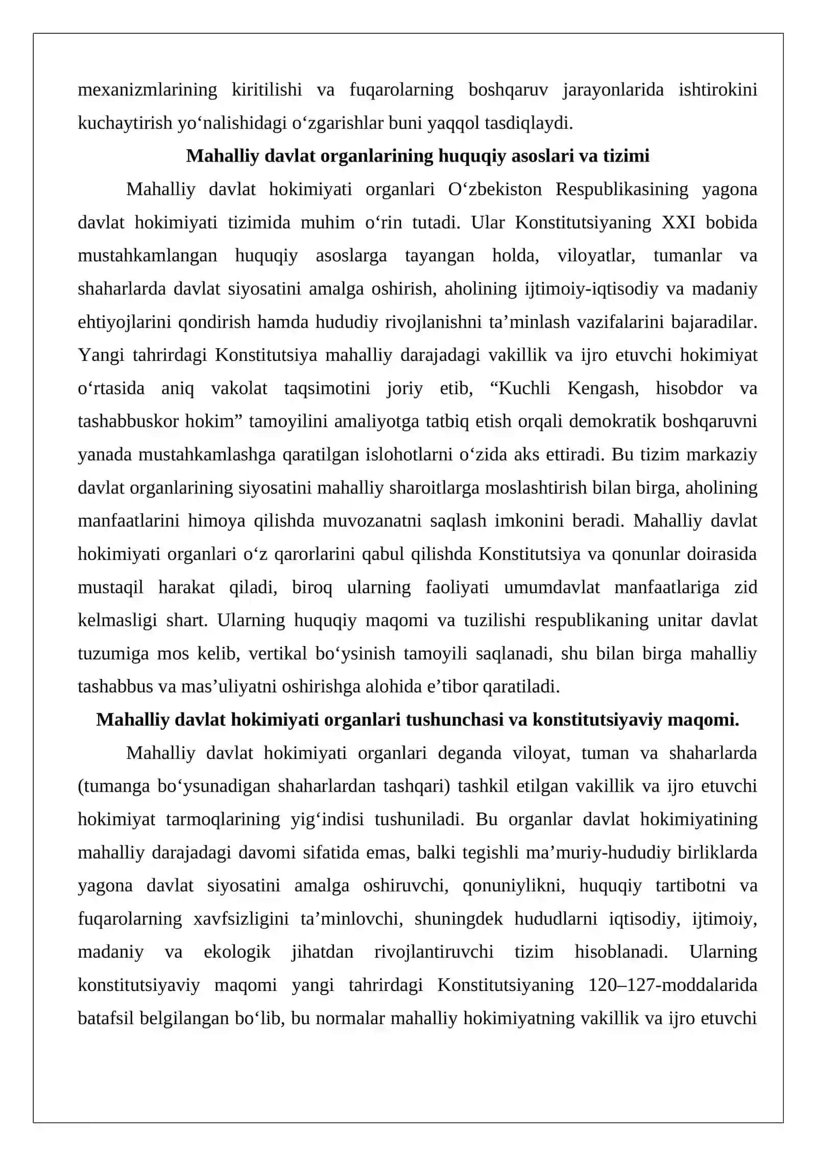 Mahalliy davlat organlari tizimi va takomillashuvi 3