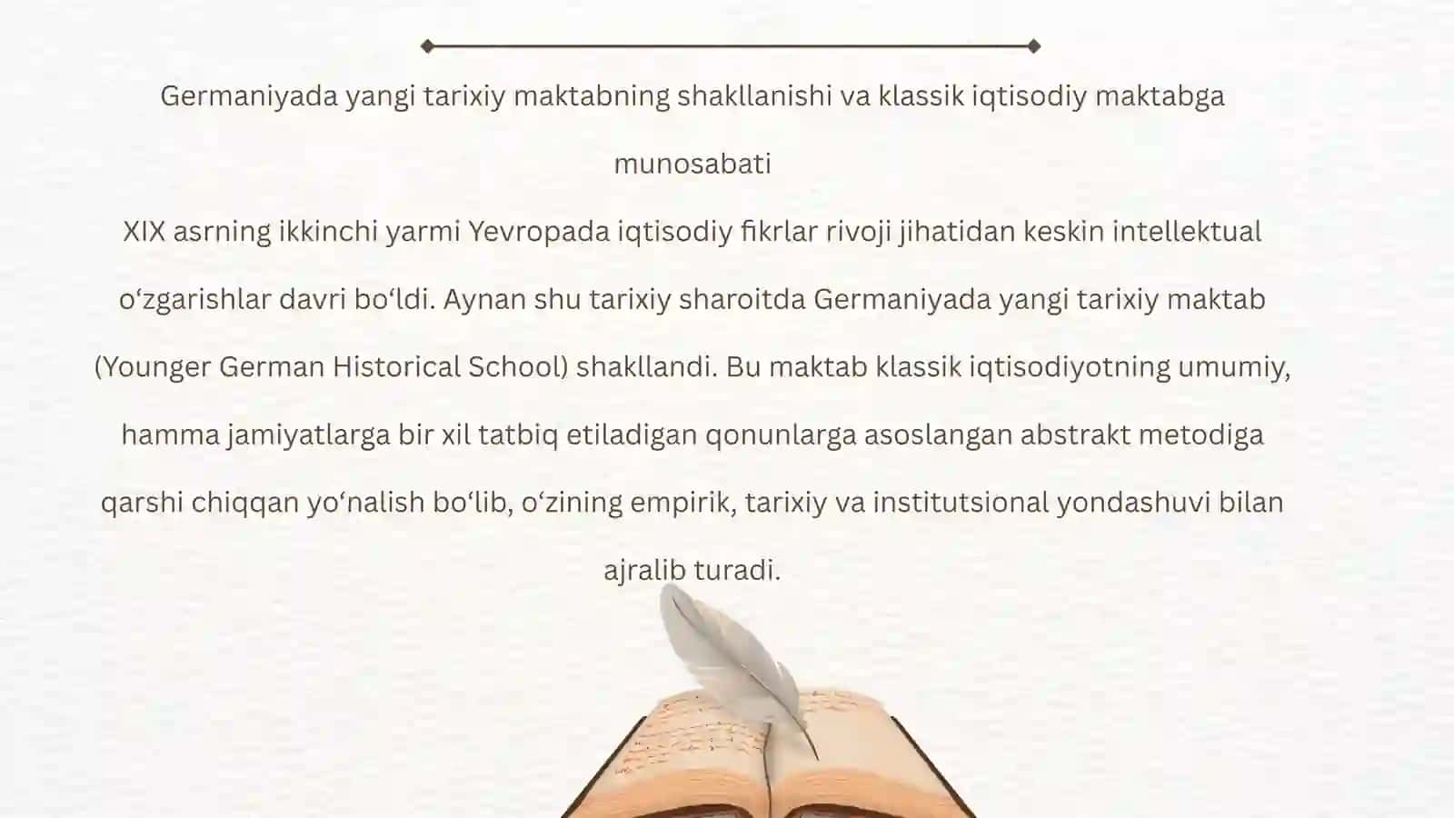 Germaniyadagi yangi va eng yangi tarixiy maktab. ularning iqtisodiy mazmuni 3