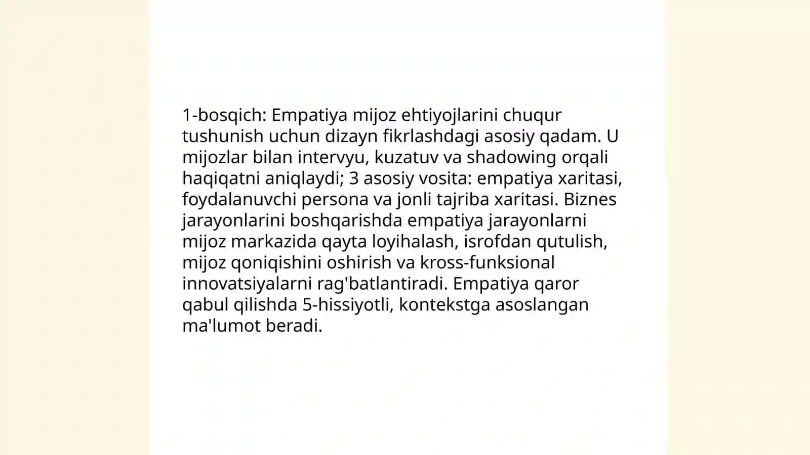 Biznes jarayonlarini boshqarishda fkrlash dizaynining xususiyatlari 3