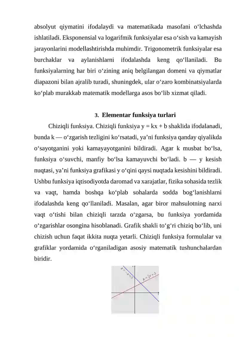 ASOSIY ELEMENTAR FUNKSIYALAR 3
