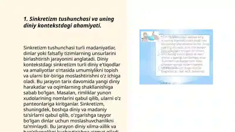 Diniy ta'limotlar tarixi 3