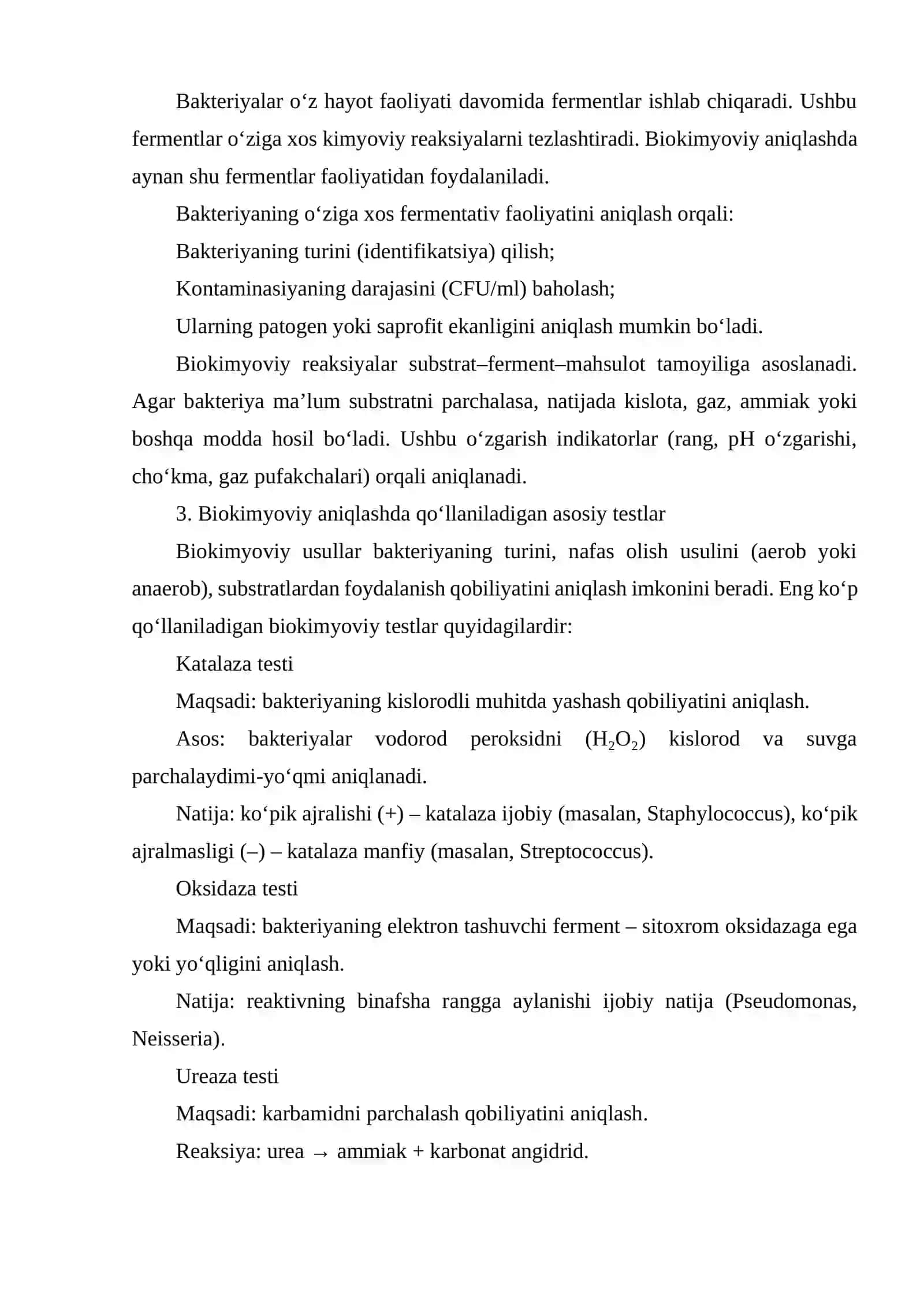 Biologik ashyoni bakterial kontaminasiyasinin biokimyoviy usulda aniqlanishi 3