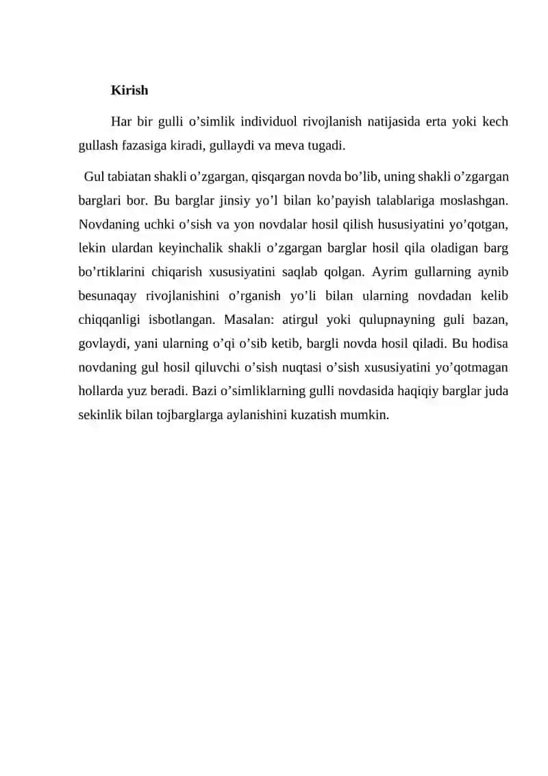 Gulning tuzilishi. Androtsey va ginetsey 3