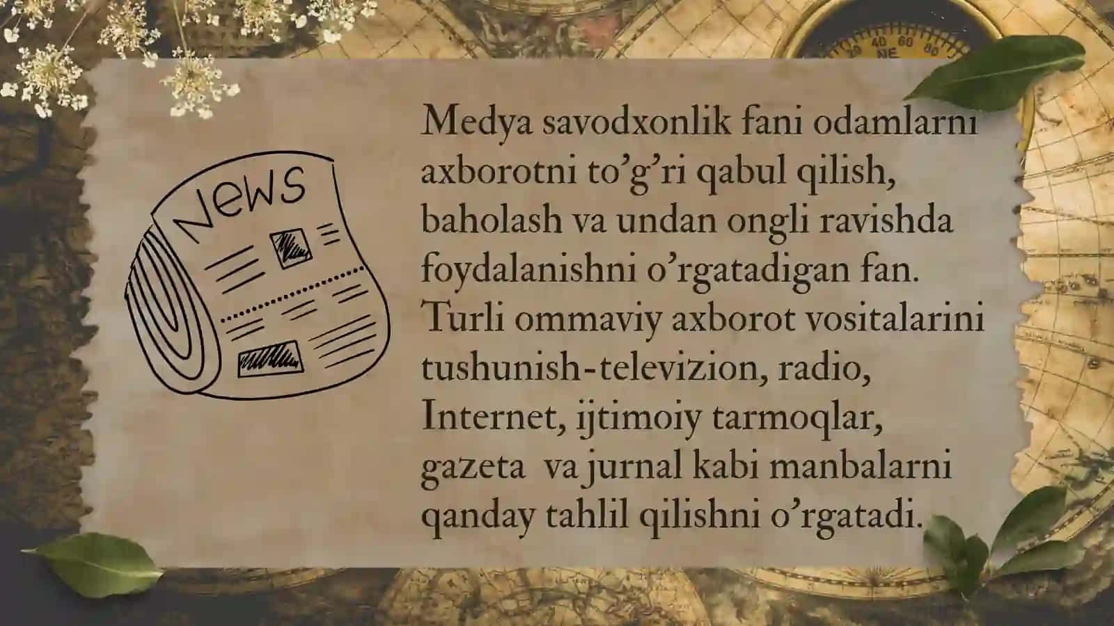 Media savodxonlik va axborot madaniyati 3