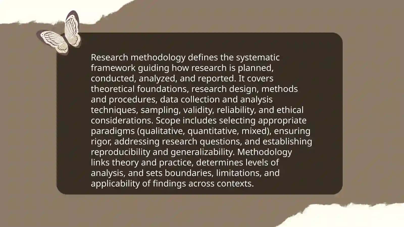 Research Methodolgy: The Concept of Methodology and Its Levels 3
