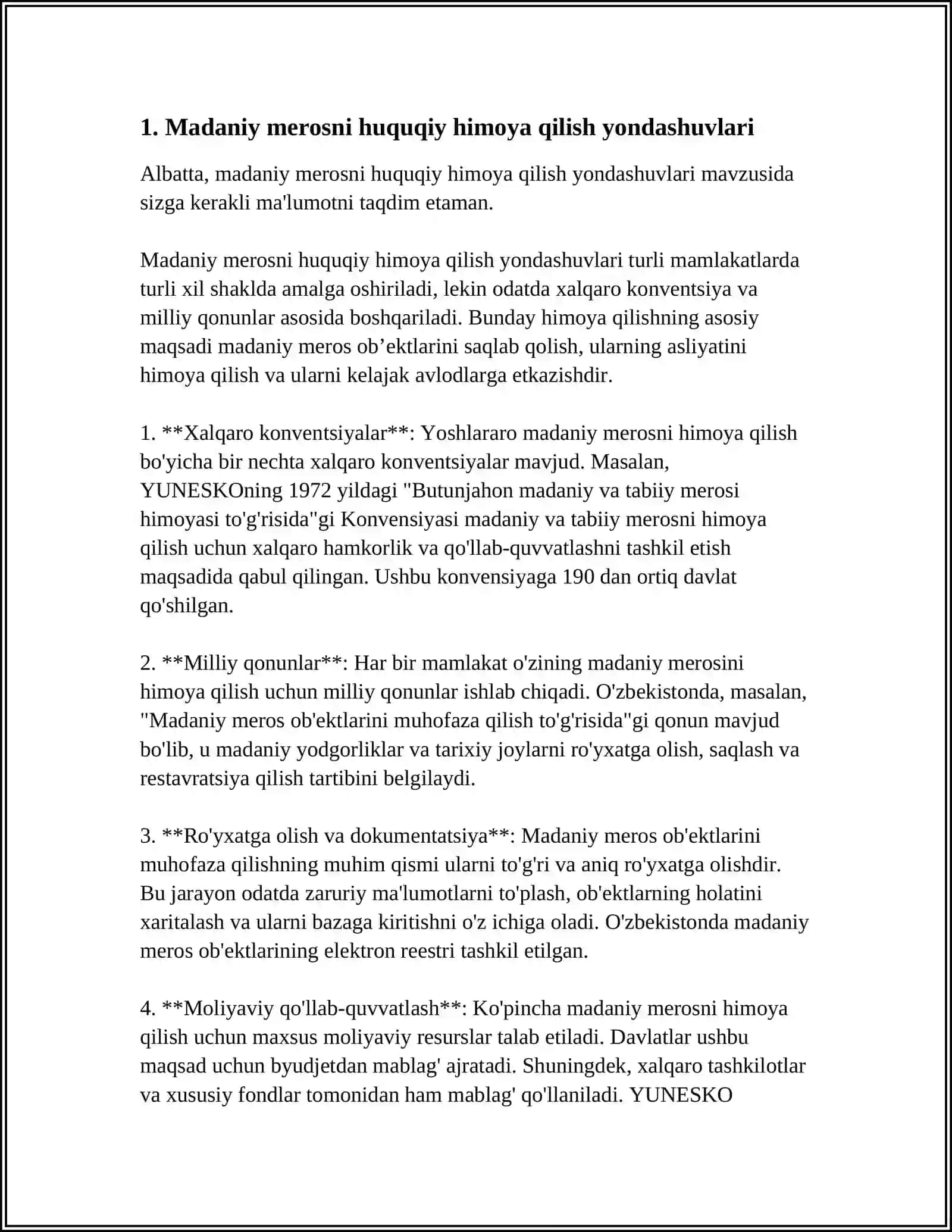MADANIY MEROS OBYEKTLARINI ASRASH YONDASHUVLARI 3