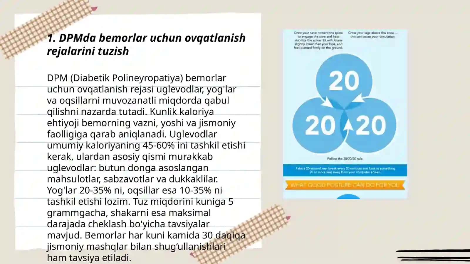 DPM larda bemorlarni ovqatlanishini tashkil qilish va uning sifatini nazorat qilish 3