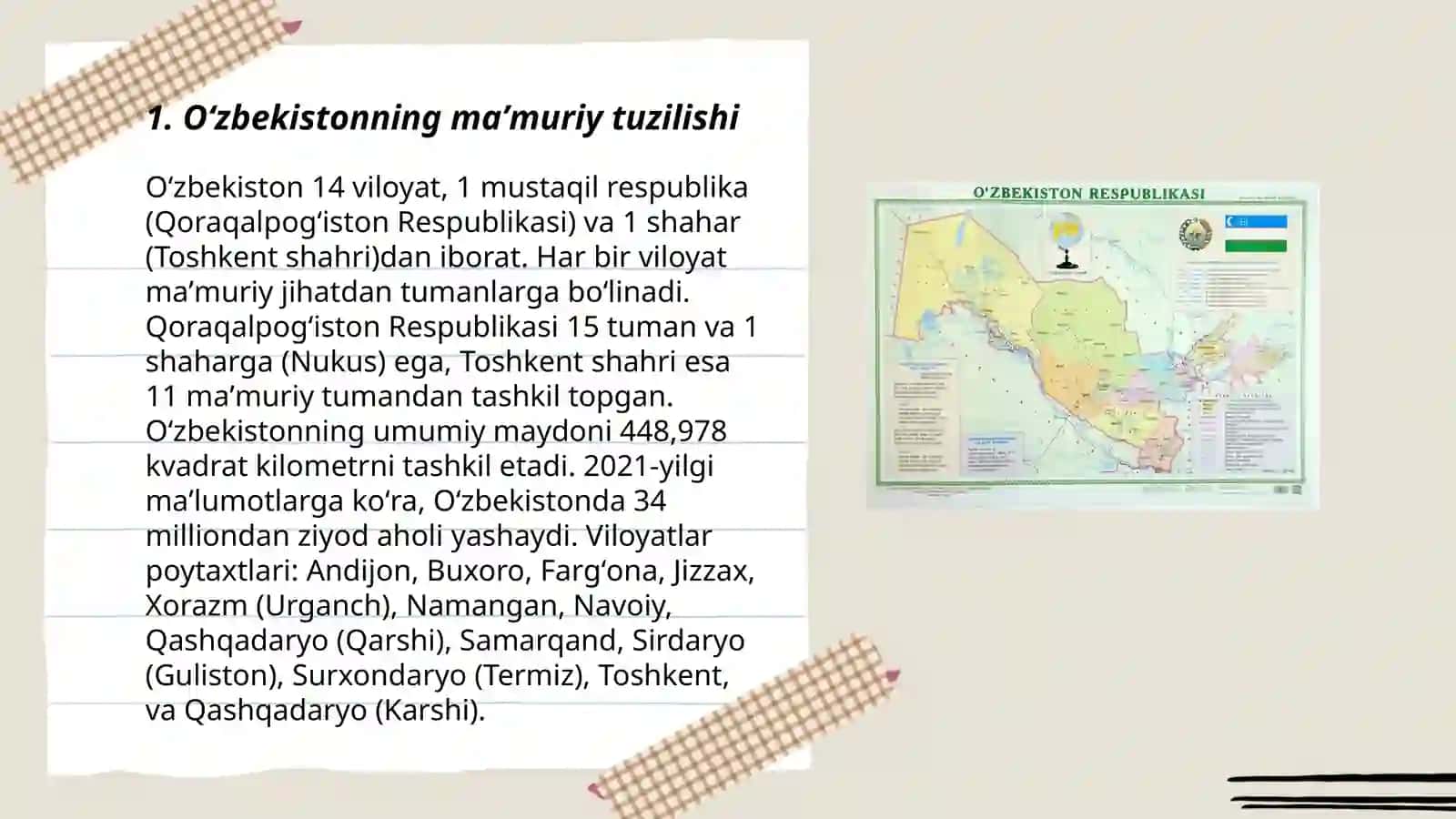 Oʻzbekiston Respublikasi maʼmuriy hududiy boʻlinishi 3