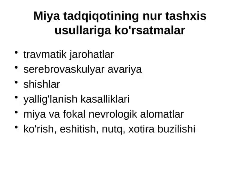 Asab tizimining nur diagnostikasi (asoslari) 3