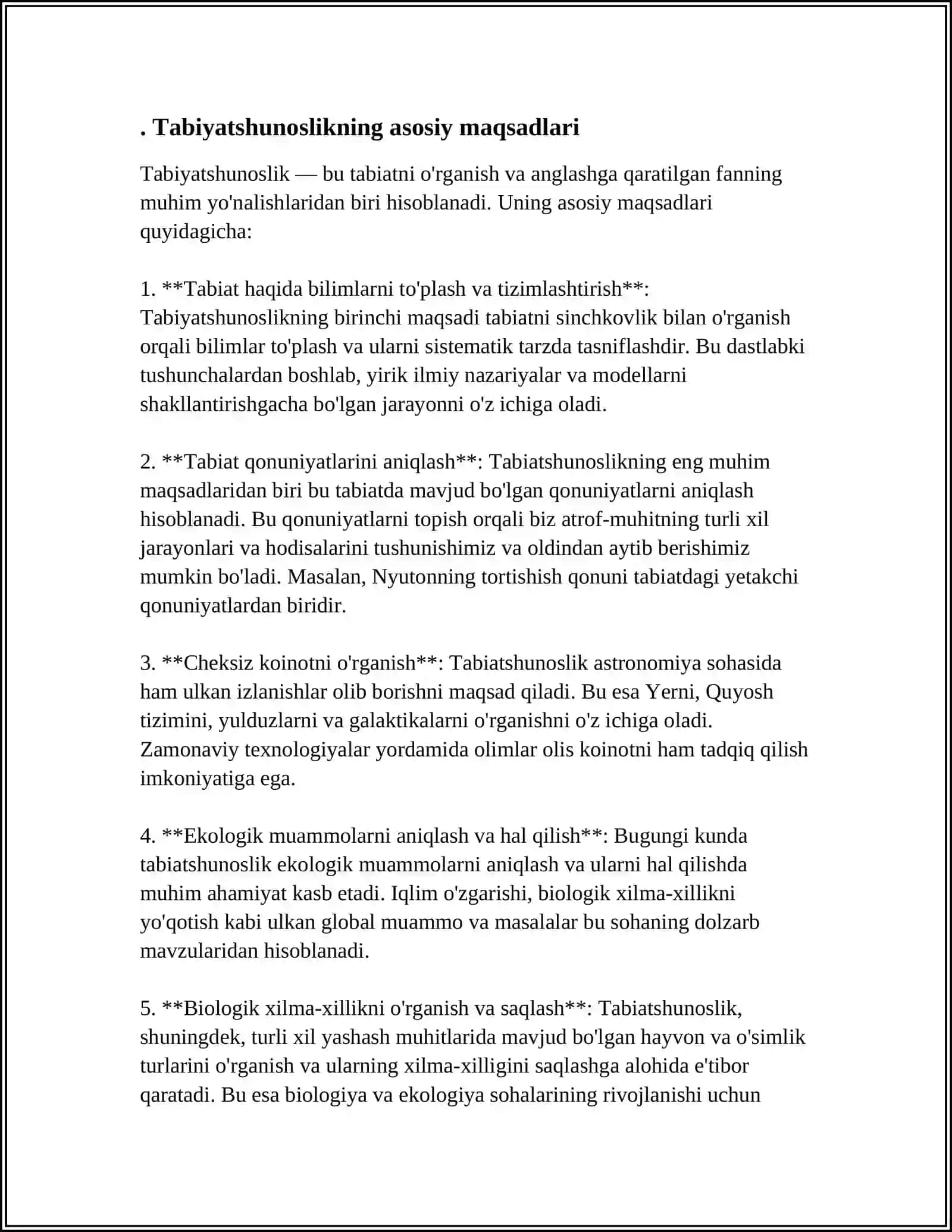 TABIYATSHUNOSLIKNING MAQSAD VA VAZIFALARI 3